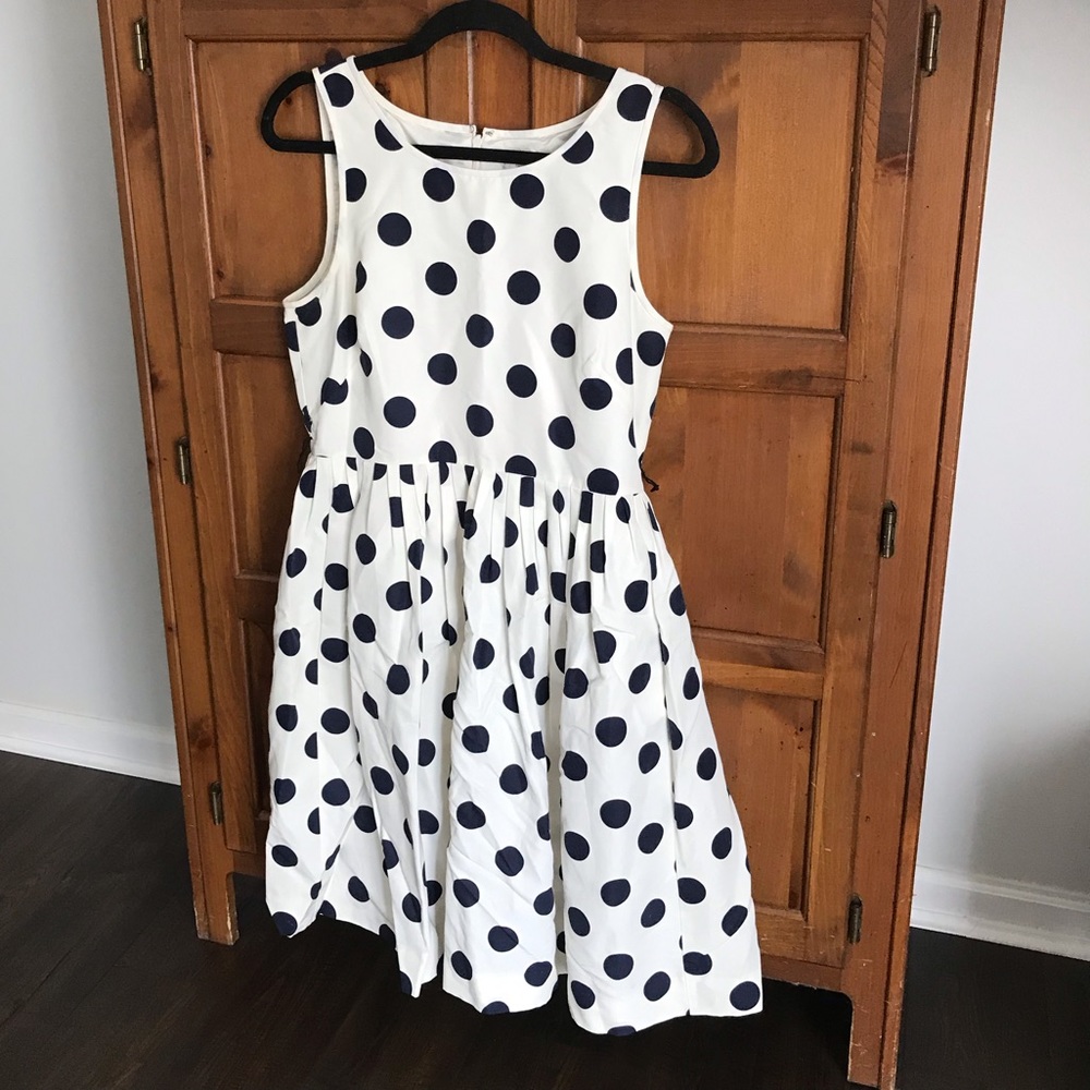 J. Crew polka dot dress